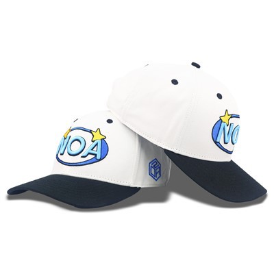 별은 로고 아빠 모자를 둘러싸고 있습니다