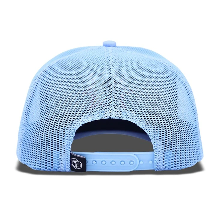 Star Embroidery Sky Blue Trucker Cap