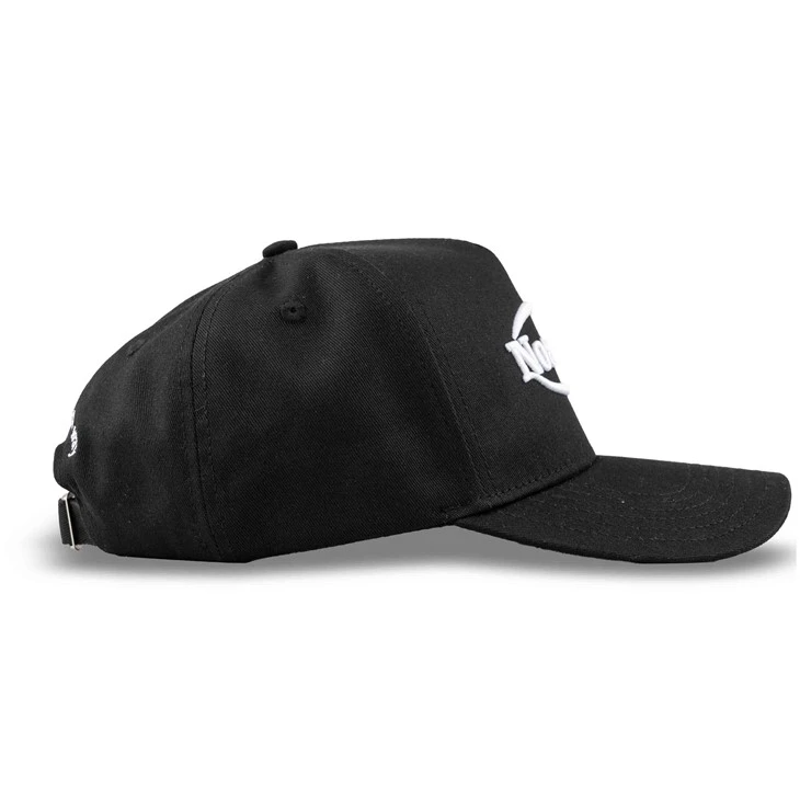 TCAP Custom Black Cotton Hats 3D Embroidery Sport Caps