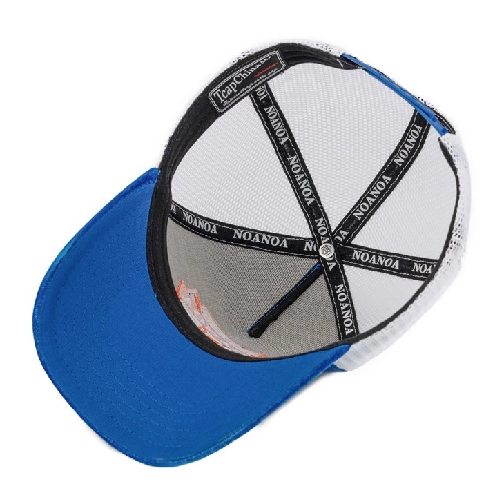 TCAP Customize High Class Velvet Embroidery Patches 5panel Trucker Hat