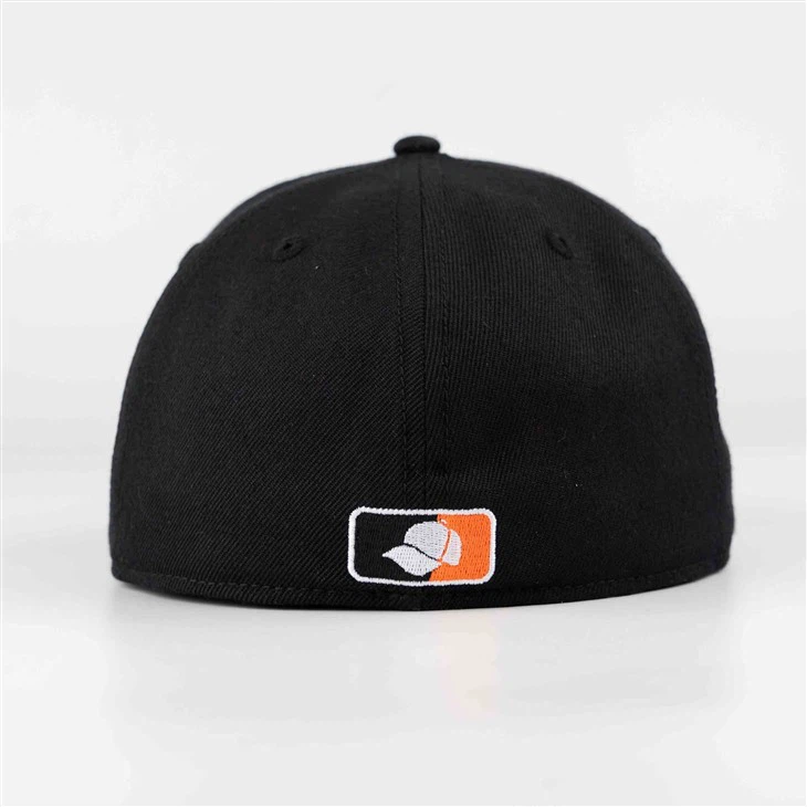 Wool Blend Fabric Fitted Hat